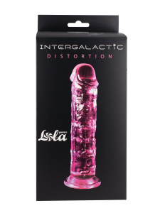 Прозрачный дилдо Intergalactic Distortion Pink 7081-01lola