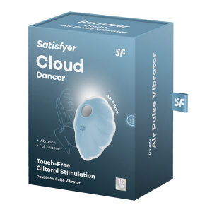 Вакуумный массажер Satisfyer Cloud Dancer light blue 049700SA
