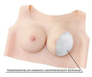 Имитатор груди Lovetoy с синтипоновым наполнением майка 3 размер 705500ru