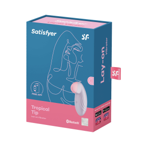Вакуумный массажер Satisfyer Tropical Tip фиолетовый 044354SA