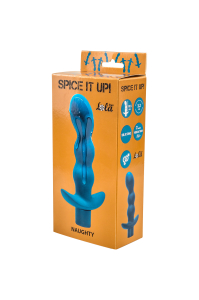 Анальная пробка с вибрацией Spice it up Naughty Aquamarine 8012-03Lola