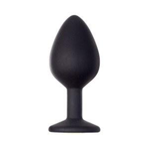 Анальная пробка Emotions Cutie Medium Black golden crystal 4012-07Lola
