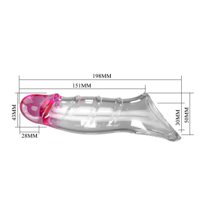 Реалистичная насадка на пенис BI-026278NM