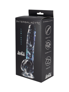 Прозрачный дилдо Intergalactic Luminous 7080-04lola