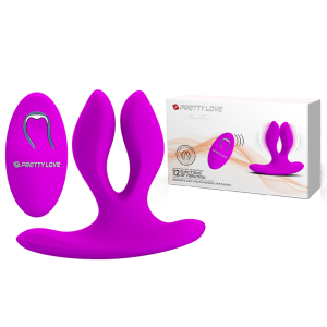 Вибратор Double Penetration Pretty Love BI-014478W