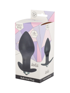 Анальная пробка с вибрацией Bulb Anal Plug Black (Батарейки ААА) 5006-03lola