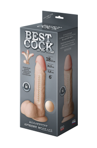 Фаллоимитатор неоскин на присоске F&F BEST COCK 6