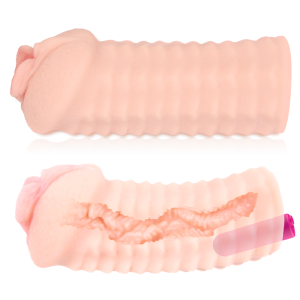 Мастурбатор KOKOS Elegance 006V вагина с вибропулей телесный TPR M01-03-006V