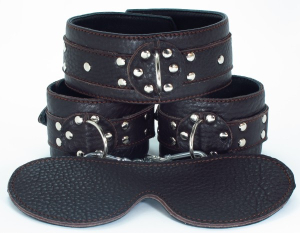 Набор БДСМ из мягкой кожи 53015ars