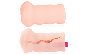 Мастурбатор Virgin с вибропулей телесный TPR KOKOS M03-001-01V