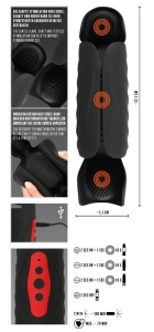 Тренажёр для пениса с 3-точечной стимуляцией 552844ON