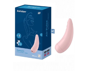 Вакуумный массажер с Вибрацией Satisfyer Curvy 2 Plus Pink 001852SA