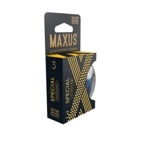 Презервативы точечно-ребристые MAXUS AIR Special №3 п/к 6082mx