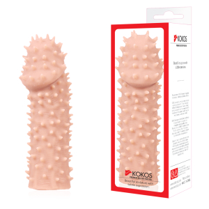 Насадка Extreme Sleeve с шипами телесная TPR KOKOS ES-007-M