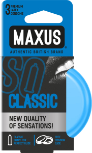 Презервативы классические MAXUS Classic №3 ж/к
