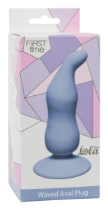 Анальная пробка Waved Anal Plug Blue 4104-02Lola