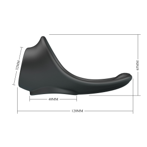 Эрекционное кольцо двойное из силикона растягивающееся CRAZY BULL черное BI-210256