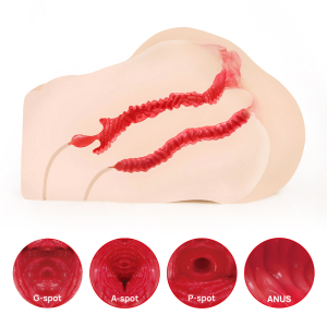 Мастурбатор полуторс Jenny Onahole телесный TPE KOKOS M01-003-14D