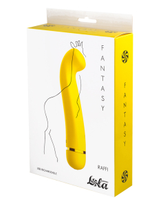 Перезаряжаемый вибратор Fantasy Raffi Yellow 7910-01lola