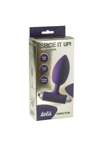 Анальная пробка с вибрацией Spice it up New Edition Perfection Ultraviolet 8014-04lola