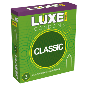 Презервативы LUXE ROYAL Classic гладкие 3696lux