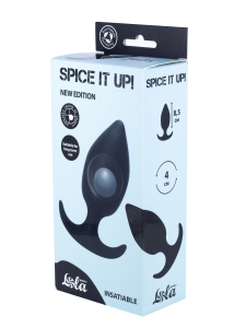 Пробка со смещенным центром тяжести Spice it up Insatiable Black 8011-01lola