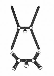 Портупея Ouch! Skulls and Bones Black SH-OU306BLK