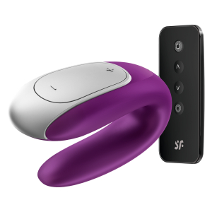 Виброcтимулятор Satisfyer Double Fun Connect App violet 002460SA