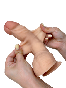 Фаллоимитатор Lovetoy с подвижной кожей в ламинате 872600ru