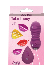 Пульсирующие виброшарики на пульте Take it Easy Era Purple 9021-05lola