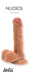 Фаллоимитатор мулат на Присоске Nudes Fearless 6003-01lola
