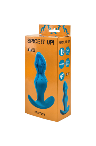 Анальная пробка Spice it up Fantasy Dark Aquamarine 8006-03lola