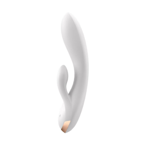 Вибратор Satisfyer Double Flex Connect App white 002620SA