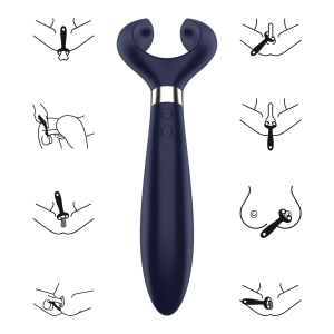 Вибромассажер для Пары Satisfyer Partner Multifun 3 Blue 001104SA