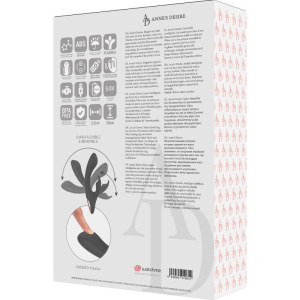 Вибратор-кролоик с часами-пультом ду D-227084