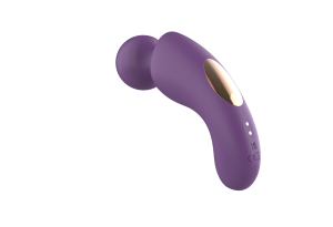 Вибратор- вонд с изогнутым корпусом Secwell SW24125-purple