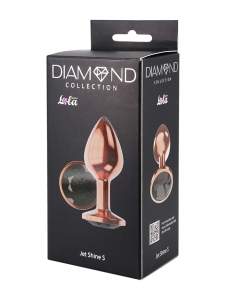 Анальная Пробка Diamond Jet Shine S Розовое Золото 4022-01lola