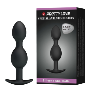Анальные шарики Black Pretty Love BI-040035