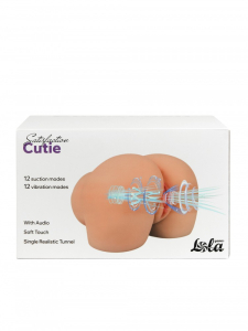 Мастурбатор с вибрацией и всасыванием Cutie 2109-01lola