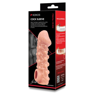 Насадка Cock Sleeve Large телесная TPE KOKOS CS-010-L