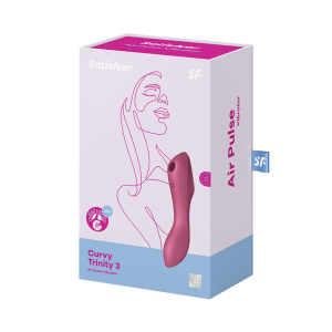 Вакуумный массажер Satisfyer Curvy Trinity 3 Red 036526SA