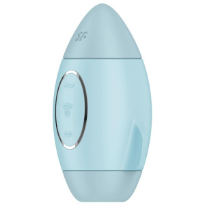 Вакуумный массажер Satisfyer Mission Control light blue 060071SA