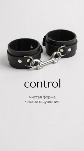 Наручники с двойным карабином Control 53028ars