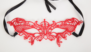 Маска изящная красная 47302-1-MM