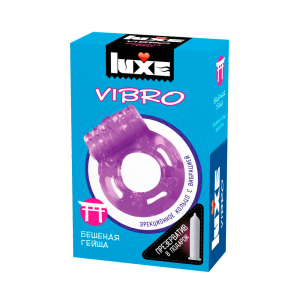 Виброкольцо Luxe VIBRO Бешеная Гейша